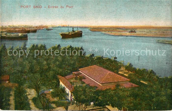 Port Said Hafeneinfahrt