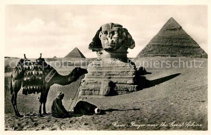Cairo Egypt Sphinx Betender aegypter