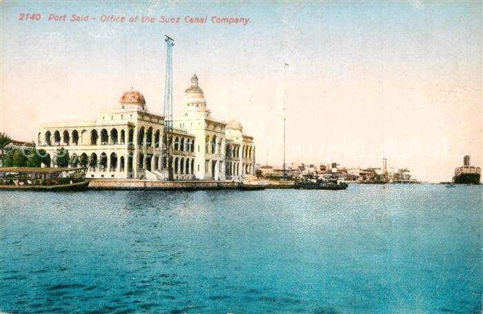 Port Said Buero der Kanal Gesellschaft
