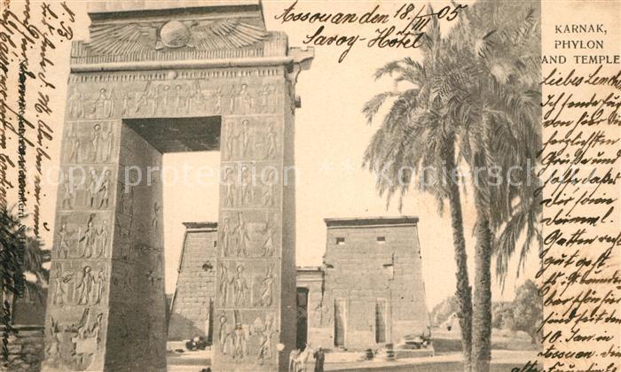 Karnak Egypt Phylon Tempel