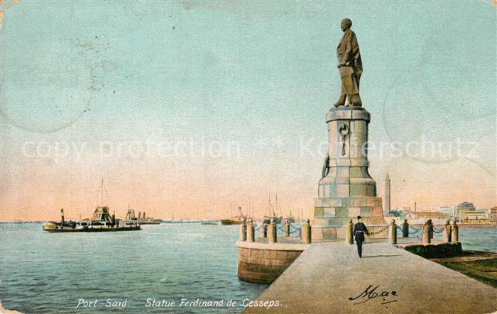 Port Said Denkmal Ferdinand de Lesseps