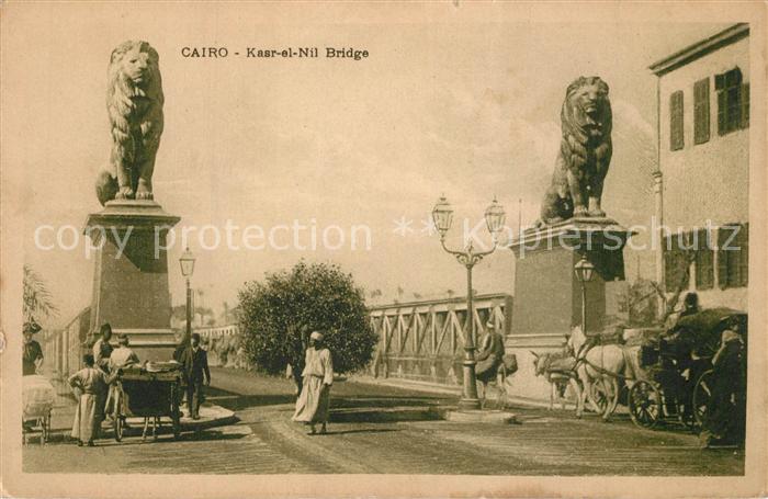 Cairo Egypt Kasr el Nil Brücke