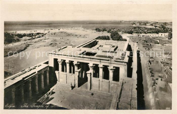 Edfou Horus Tempel Fliegeraufnahme