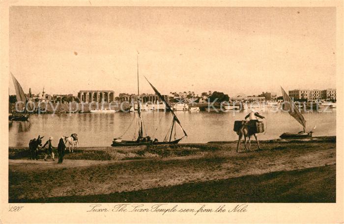 Luxor Louqsor Louksor Tempel am Nilufer