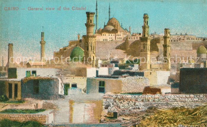 Cairo Egypt Zitadelle Panorama