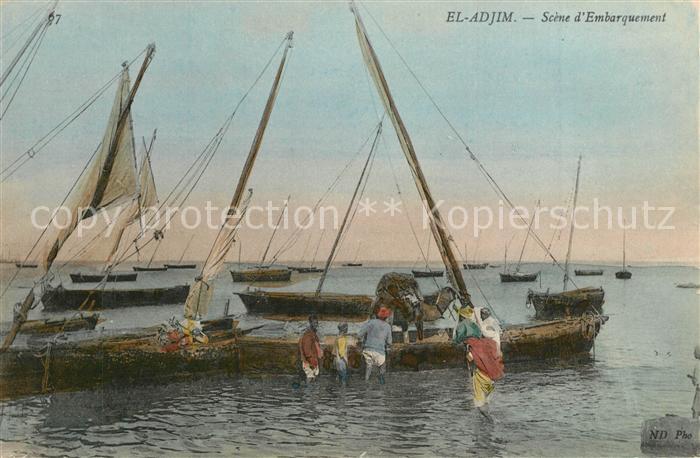 aegypten Flussschiff Entladung