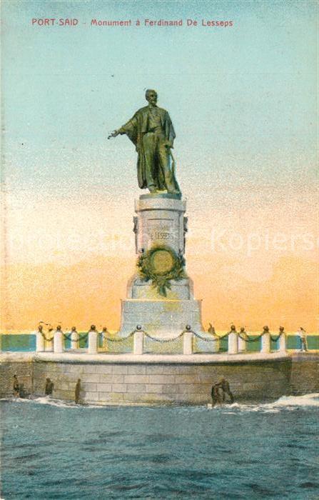 Port Said Denkmal Ferdinand de Lesseps