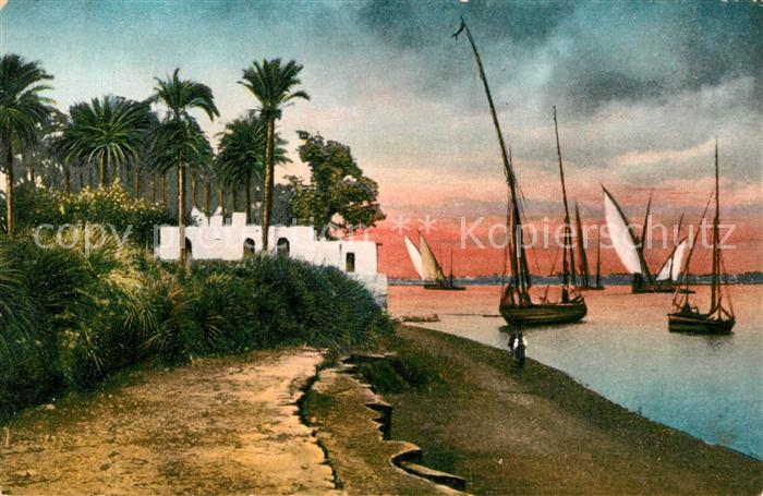 Egypte Nil Segelboot