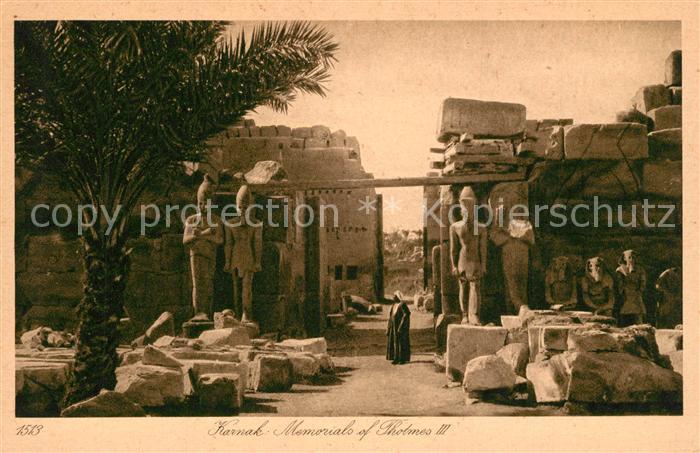 Karnak Egypt Erinnerungen Thotmes III