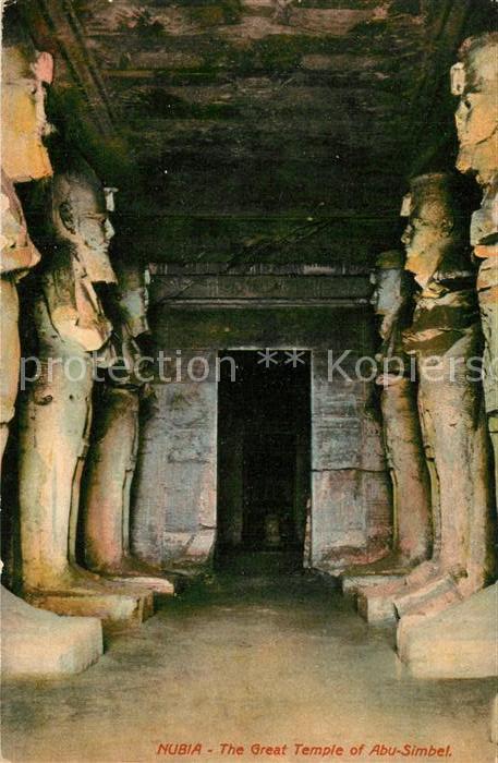 Nubien Grosser Tempel Abu Simbel