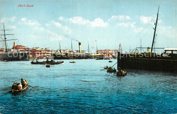 Port Said Hafen Schiffe