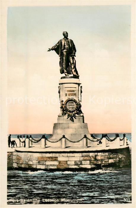 Port Said The Lesseps Monument