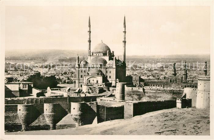 Cairo Egypt Moschee Blick von der Zitadelle