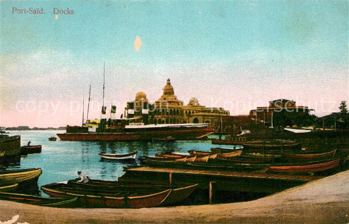 Port Said Docks Schiffe