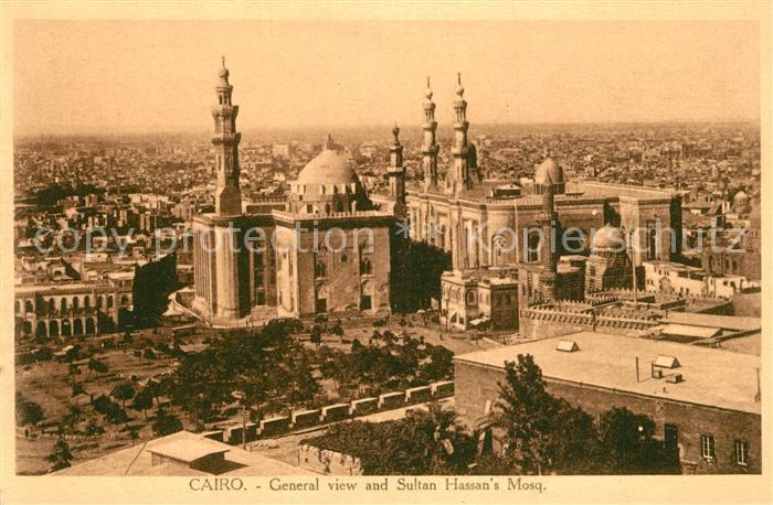 Cairo Egypt Panorama Sultan Hassan Moschee