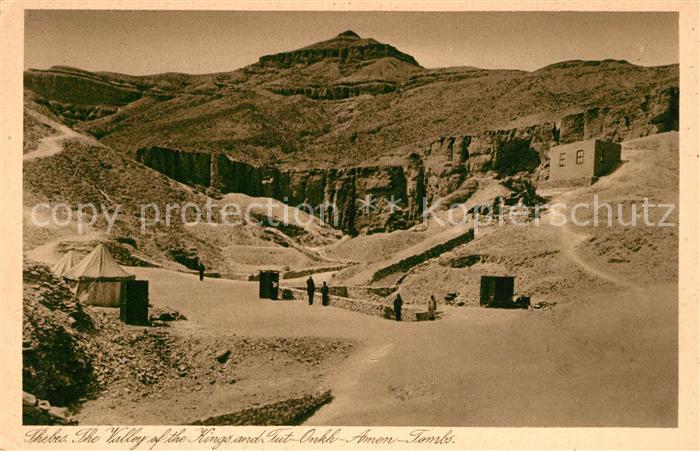 Thebes Aegypten Tal der Koenige Tut Onkh Amon Tombs