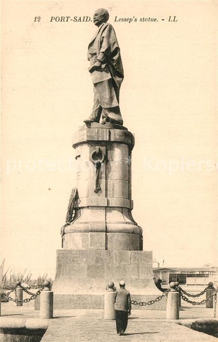 Port Said Lesseps Statue