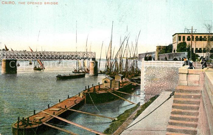 Cairo Egypt Offene Bruecke Hafen