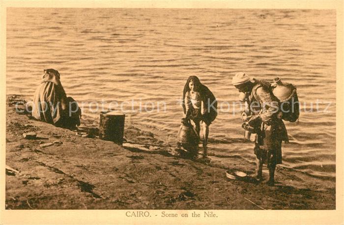 Cairo Egypt Nil Wassertraeger