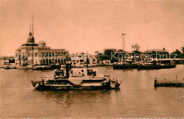 Port Said Faehrschiff Suez Kanal Bueroverwaltung