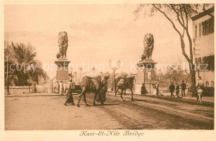 Cairo Egypt Kasr El Nile Bridge