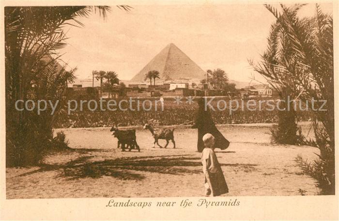 Cairo Egypt Landschaft Pyramiden