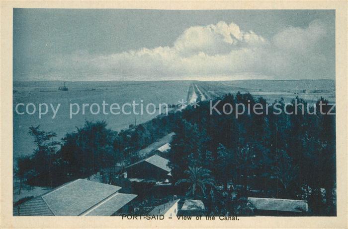 Port Said Panorama Kanal