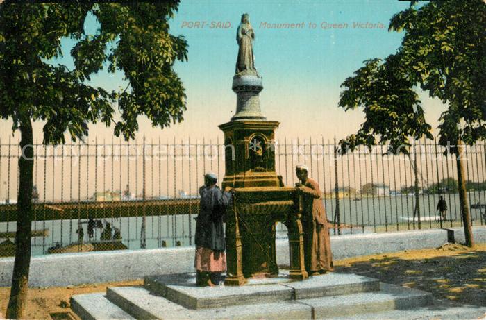 Port Said Monument Queen Victoria