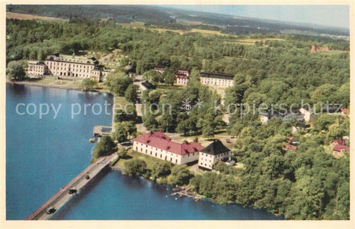 Drottningholm Fliegeraufnahme Schloss
