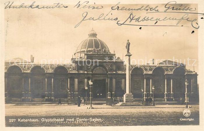 Kobenhavn Glyptotheket Dante Seilen