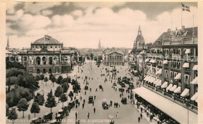 Kobenhavn Koenigliches Theater Hotel Angleterre
