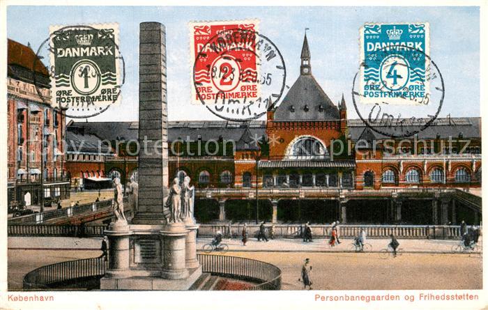 Kobenhavn Personbanegaarden Frihedsstetten