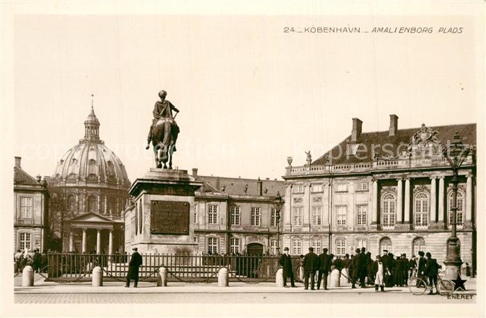 Kobenhavn Amalienborg Plads Reiterdenkmal