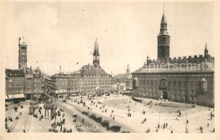 Kobenhavn Vesterbros Passage Strassenbahn