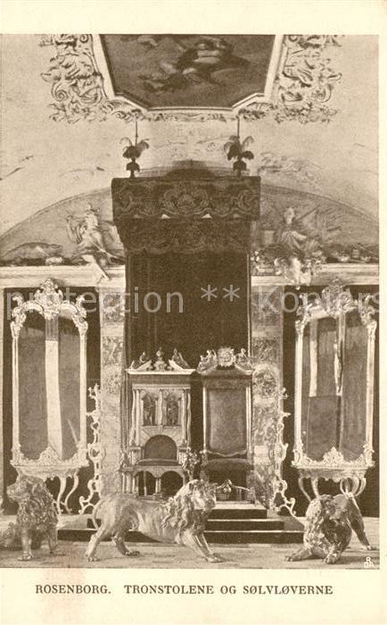 Kobenhavn Rosenborg Tronstolene