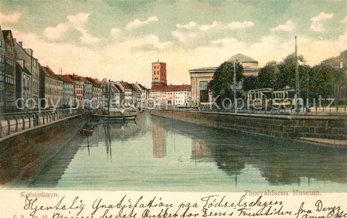 Kobenhavn Thorwaldsens Museum Strassenbahn