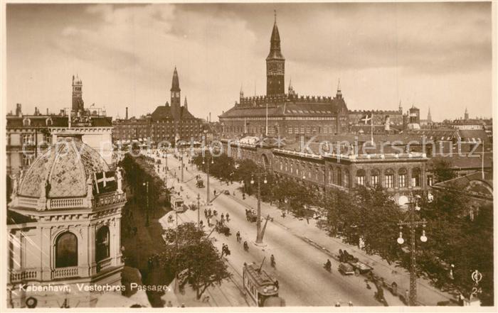 Kobenhavn Vesterbros Passage Strassenbahn