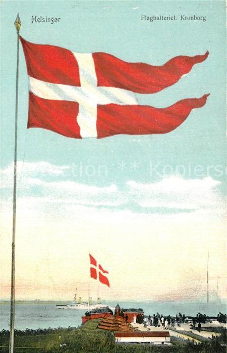 Helsingor Elsinore Flagbatteriet Kronborg