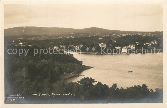 Christiania Frognerkilen Seeufer