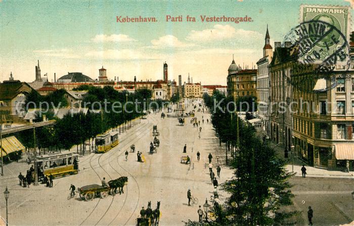 Kobenhavn Vesterbrogade Strassenbahn