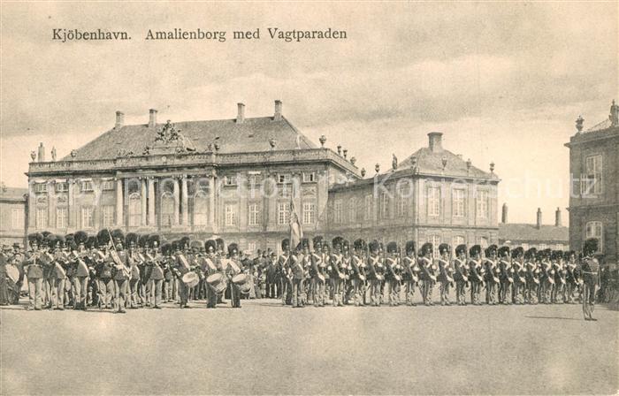 Kobenhavn Amalienborg mit Vagtparaden