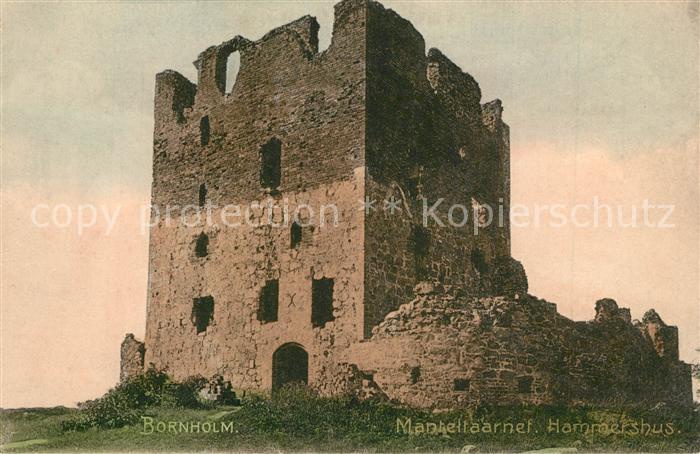 Bornholm Hammershus Manteltaarnet