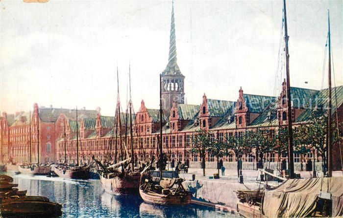 Kobenhavn Boersen Schiffe Hafen