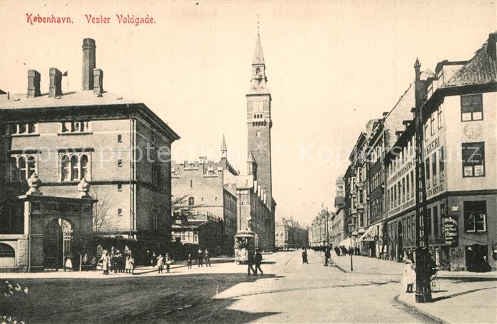 Kobenhavn Vester Voldgade Kirchturm