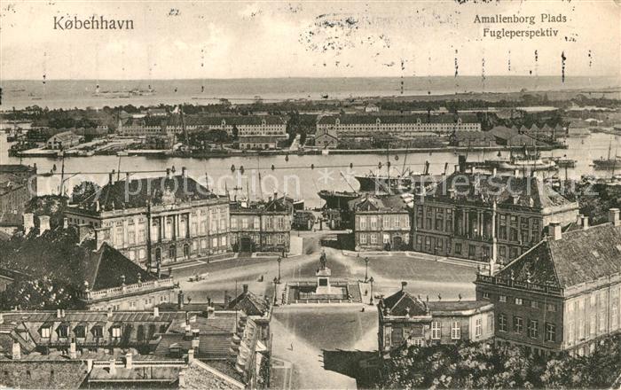 Kobenhavn Amalienburg Plads Fliegeraufnahme