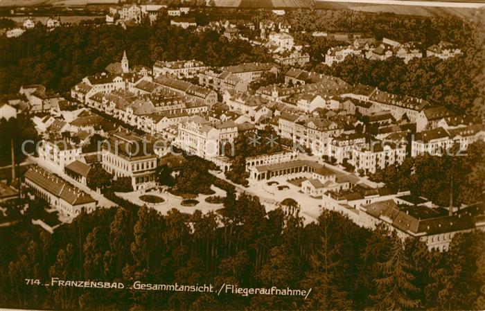 Franzensbad Tschechien Fliegeraufnahme