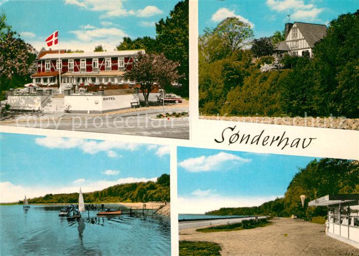 Sonderhav Suederhaff Hotel Strand Bootsanlegestelle