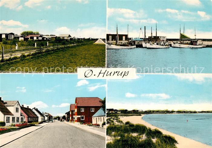 Hurup Thy Hafen Strand Campingplatz Stadtansicht