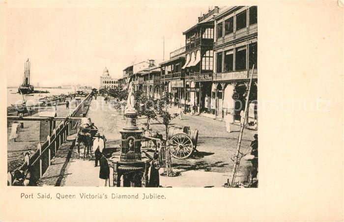 Port Said Queen Victoria's Diamond Jubilee