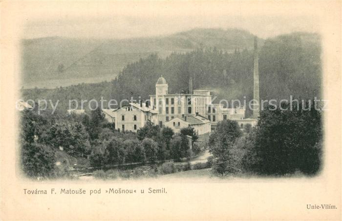 Semil Tschechien Tovarna F. Matouse pod Mosnou